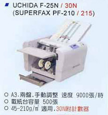 摺紙機 UCHIDA F-25N/30N